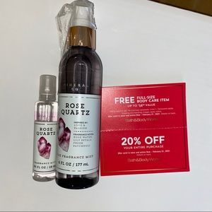 Rose Quartz body sprey